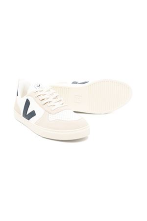 white leather sneakers VEJA KIDS | CX0503807CEXTRAWHITENAUTICOALMOND